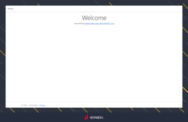 After creating the project, you can run it and a new tab with such a window will open in your browser