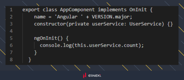 UserService in AppModule
