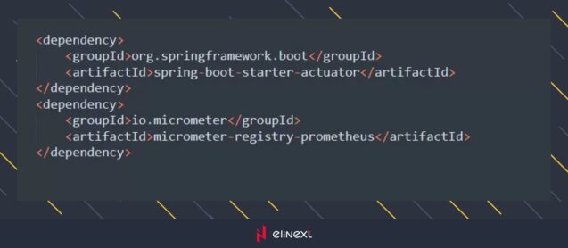 Add Prometheus and Actuator dependencies to `pom.xml`