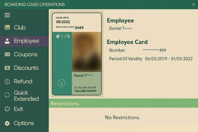 Credit Card Terminals Software - Employee