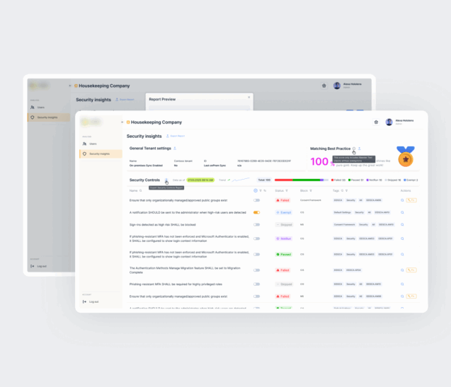 Security Dashboard & Overview