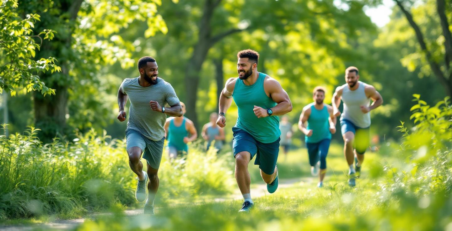 Men's health app interface