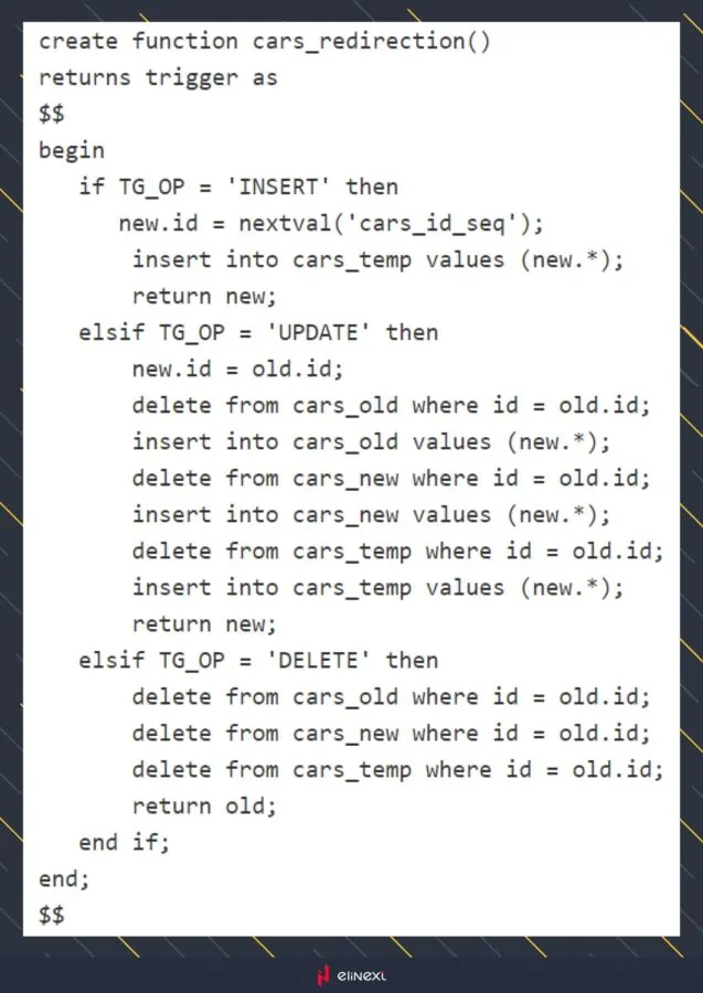 Create a function to handle the insert, update and delete actions coming from the web-framework