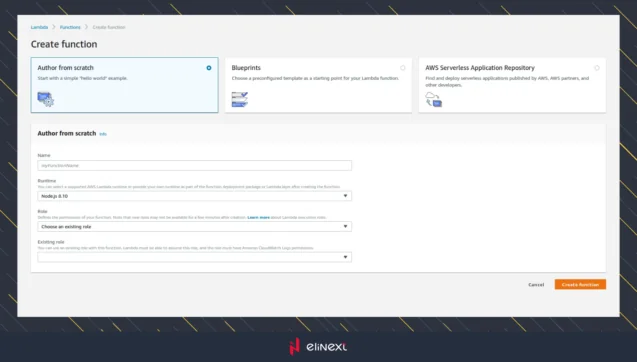Function creation - page creation