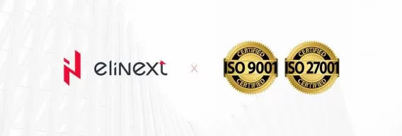 Elinext Confirms Its ISO 27001 and 9001 Certifications