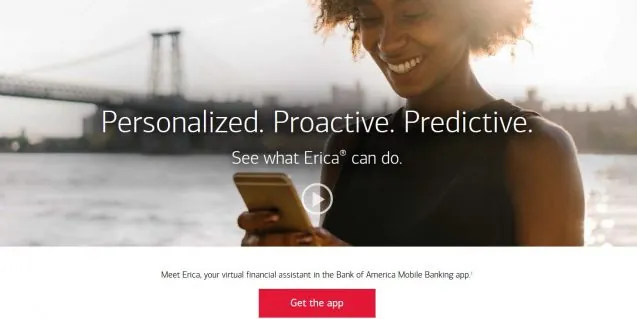 Erica Voice Assistant of Bank of America Erica Voice Assistant of Bank of America