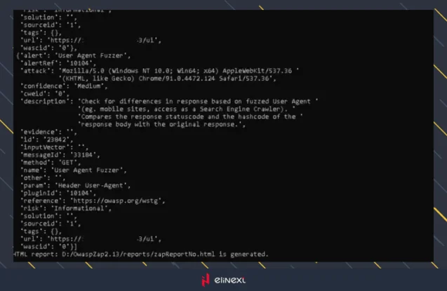 Analyze the scan results and take appropriate actions to fix the vulnerabilities found
