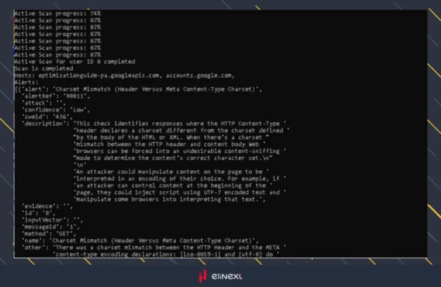 Wait for the scan to complete and retrieve the scan results