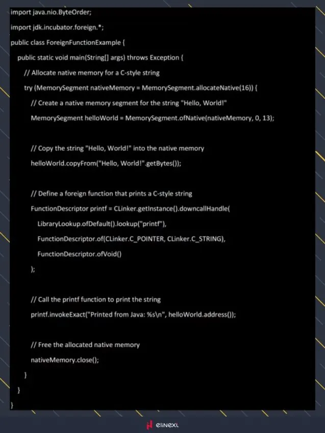 Improved Foreign Function & Memory API