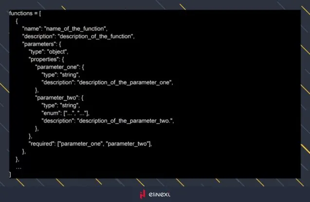To use the feature Function calling, I need to create a list with schemas of functions