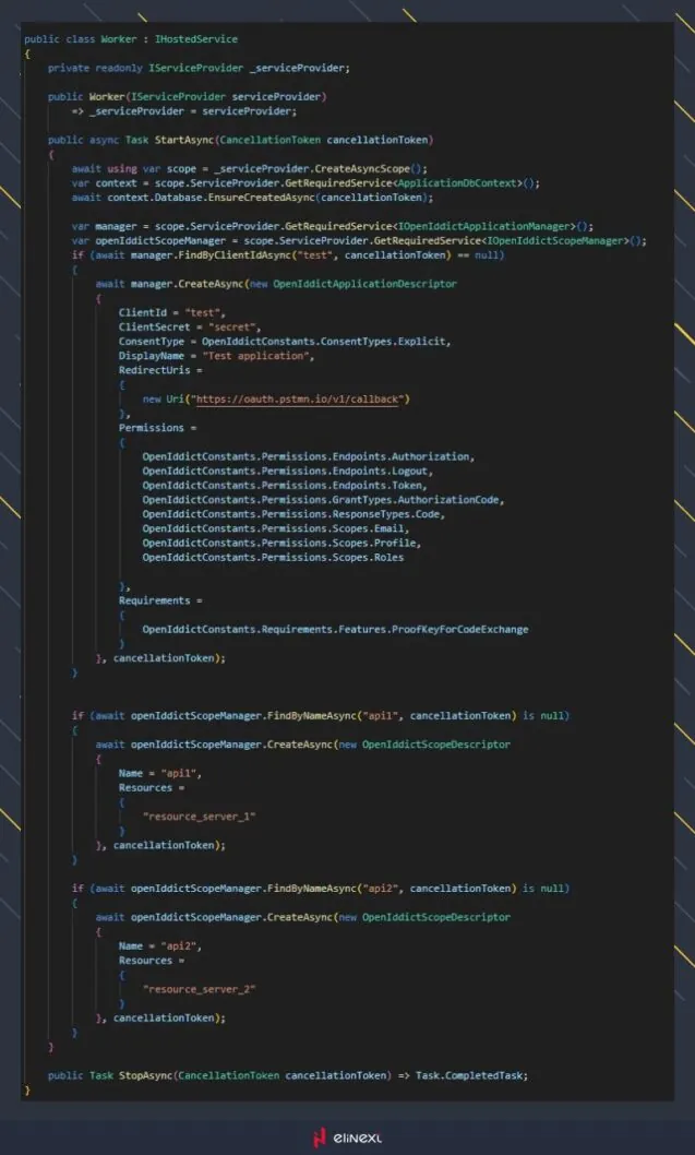 Creating a client
