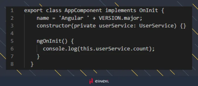 UserService in AppModule