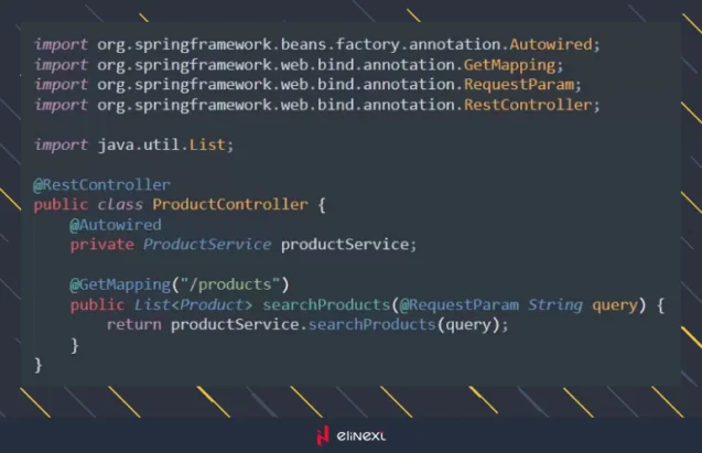 REST Controller for Search Endpoint