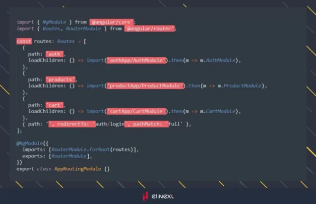 Load Remote Modules in `app-routing.module.ts`