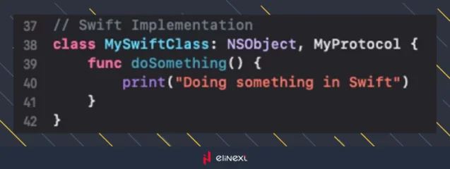 Define a protocol in Objective-C and implement it in Swift