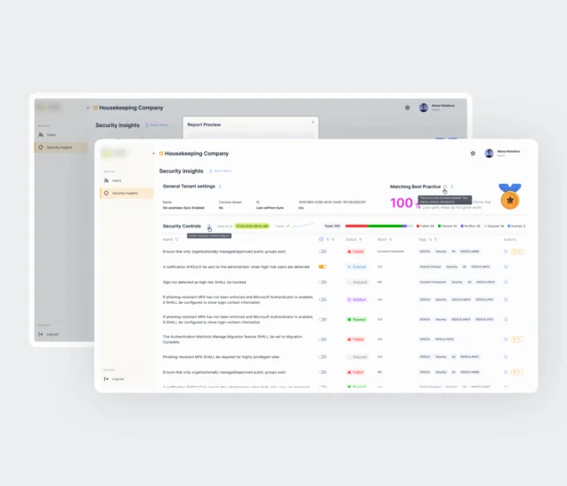 Security Dashboard & Overview