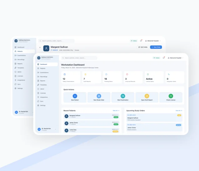 Workstation dashboard